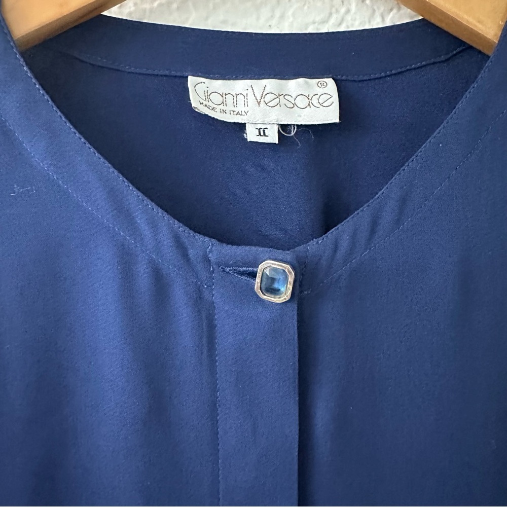 Gianni Versace Vintage Button down Blouse - Picture 2 of 8